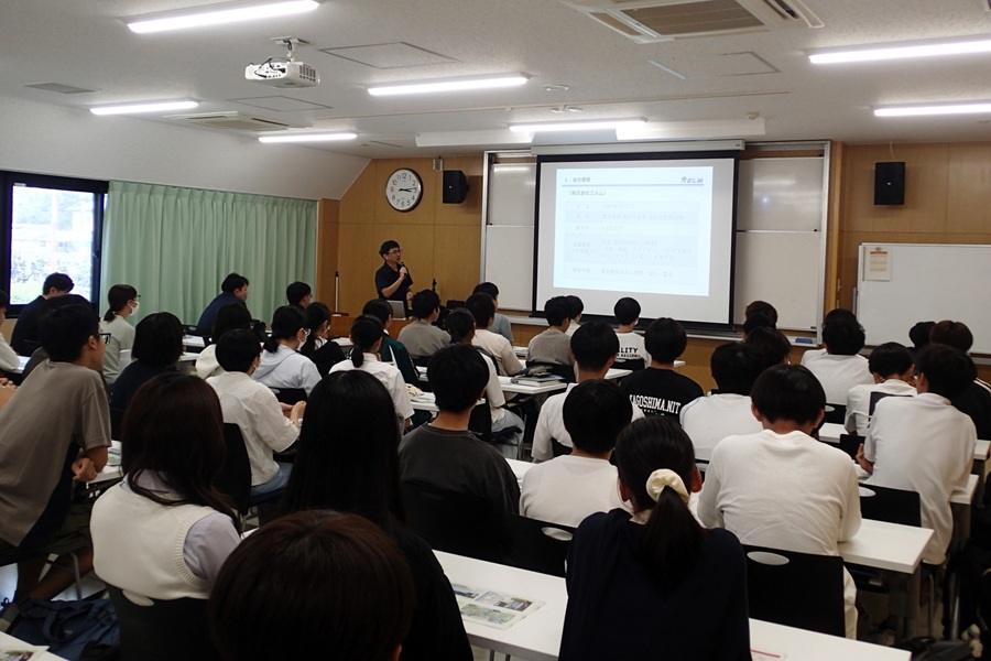鹿児島高専で地域企業特別講義