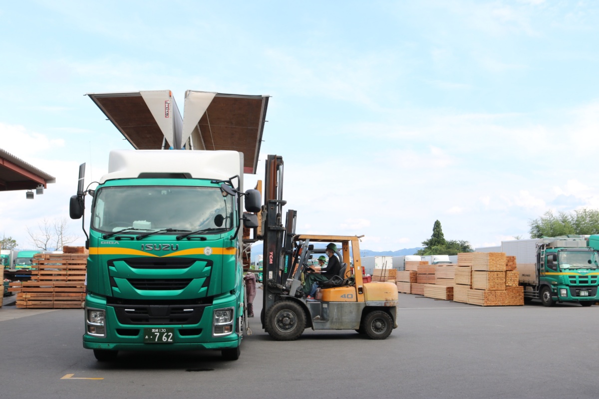 草水運送の原点 材木輸送